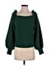 LUCCA Green Pullover Sweater Size S - photo 1