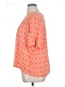 One World 100% Rayon Orange 3/4 Sleeve Blouse Size XL - photo 5