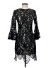 Francesca's 100% Polyester Black Cocktail Dress Size S - photo 1