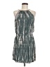 Michael Stars 100% Rayon Metallic Silver Cocktail Dress Size Med (1) - photo 1