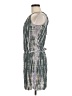 Michael Stars 100% Rayon Metallic Silver Cocktail Dress Size Med (1) - photo 5