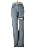 AGOLDE 100% Cotton Hearts Blue Jeans Size 26 waist - photo 1