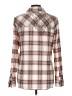 Harley Davidson Plaid Ivory Tan Long Sleeve Button-Down Shirt Size L - photo 2