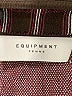 Equipment Plaid Burgundy Pullover Sweater Size S - photo 7