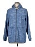 Weatherproof 100% Polyurethane Print Blue Windbreaker Size M - photo 1