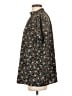 Monday Fun Floral Black Short Sleeve Blouse Size XL - photo 5