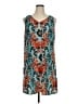 CAbi 100% Polyester Paisley Teal Casual Dress Size XL - photo 1
