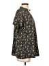 Monday Fun Floral Black Short Sleeve Blouse Size XL - photo 4