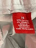 Elle Solid Ivory Khaki Shorts Size 14 - photo 4