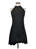 Soprano Solid Black Cocktail Dress Size S - photo 1