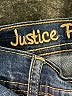 Justice Solid Blue Jeans Size 12 - photo 5