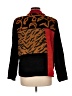 Chico's Animal Print Red Jacket Size Med (1) - photo 2