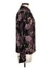Apostrophe 100% Polyester Floral Purple Long Sleeve Blouse Size M - photo 4