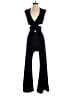A'gaci Solid Black Jumpsuit Size S - photo 1