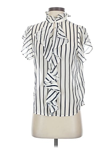 Lauren by Ralph Lauren Short Sleeve Blouse (view 1)