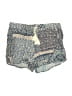 Philosophy 100% Viscose Paisley Blue Shorts Size S - photo 1