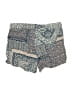 Philosophy 100% Viscose Paisley Blue Shorts Size S - photo 2