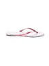 Lauren Conrad White Flip Flops Size 8 - photo 1