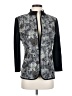 MING WANG 100% Polyester Graphic Gray Blazer Size XS - photo 1