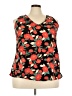Gibson Red Orange Sleeveless Blouse Size 2X - photo 1