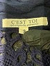 C'est Toi Black 3/4 Sleeve Blouse Size S - photo 7