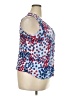 Liz Claiborne 100% Rayon Blue Sleeveless Blouse Size XXL Petite - photo 4
