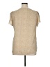 Angashion 100% Polyester Tan Short Sleeve Blouse Size XL - photo 2