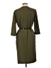 Zara Basic 100% Polyester Green Casual Dress Size L - photo 2