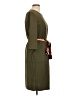 Zara Basic 100% Polyester Green Casual Dress Size L - photo 4