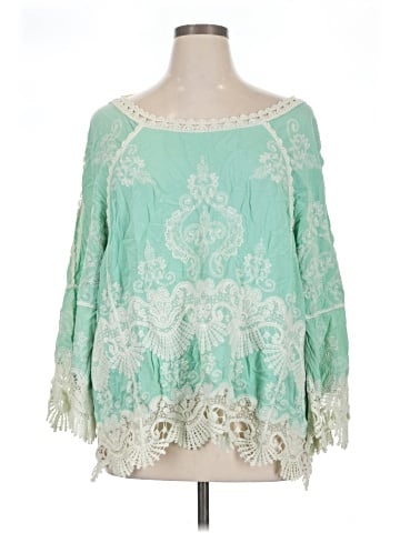 Democracy 3/4 Sleeve Blouse (view 1)