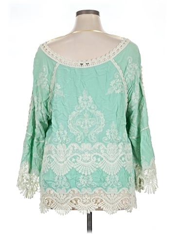 Democracy 3/4 Sleeve Blouse (view 2)