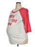 a:glow Ivory 3/4 Sleeve T-Shirt Size XL Maternity - photo 1