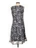 Perceptions Animal Print Gray Casual Dress Size S - photo 2