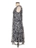 Perceptions Animal Print Gray Casual Dress Size S - photo 5
