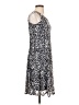 Perceptions Animal Print Gray Casual Dress Size S - photo 4