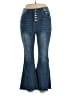 Unbranded Stripes Blue Jeans Size 1X - photo 1