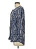 Max Jeans Paisley Blue 3/4 Sleeve Blouse Size L - photo 5