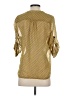 Esley Yellow 3/4 Sleeve Blouse Size S - photo 2