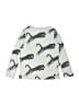 Tea 100% Cotton Gray Long Sleeve Top Size 8 - photo 2