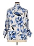 Rebecca Malone Print Blue 3/4 Sleeve Blouse Size 2X - photo 2