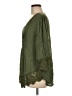 Venus 100% Viscose Green 3/4 Sleeve Blouse Size M - photo 5