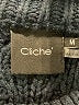 Cliche Solid Black Turtleneck Sweater Size M - photo 7