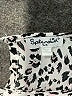 Splendid 100% Rayon Animal Print Ivory Short Sleeve Blouse Size 7 - 8 - photo 3