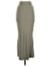 Unbranded Solid Gray Green Casual Skirt Size M - photo 2
