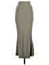 Unbranded Solid Gray Green Casual Skirt Size M - photo 1