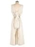 Corey Lynn Calter 100% Linen Solid Ivory Jumpsuit Size M - photo 2
