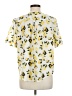 dalia Floral Yellow Short Sleeve Blouse Size M - photo 2