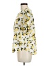 dalia Floral Yellow Short Sleeve Blouse Size M - photo 5