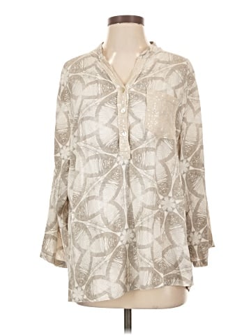 MADE IN ITALY Long Sleeve Blouse (view 1)