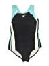 Speedo Color Block Teal One Piece Swimsuit Size 12 - photo 1